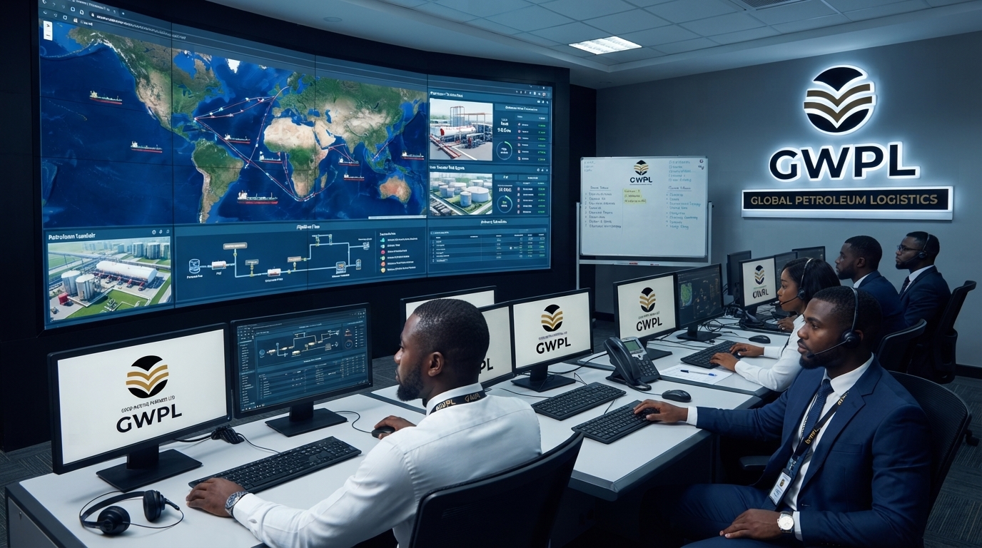 Industrial process control room