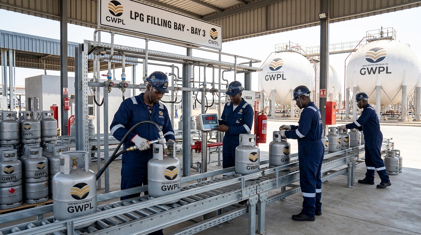 LPG bottling facility